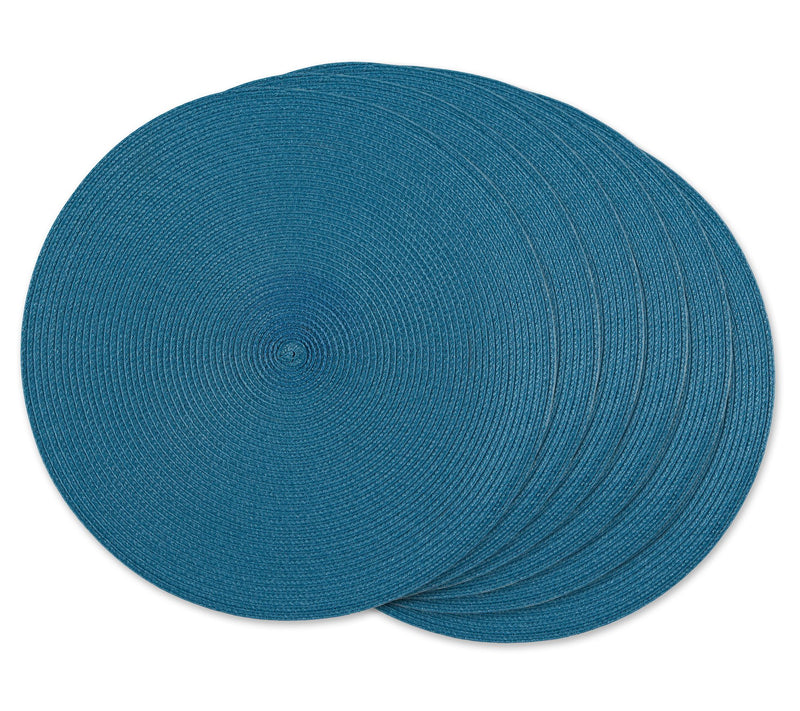 Design Imports Set of 6 Classic Round Woven Placemats — View 23