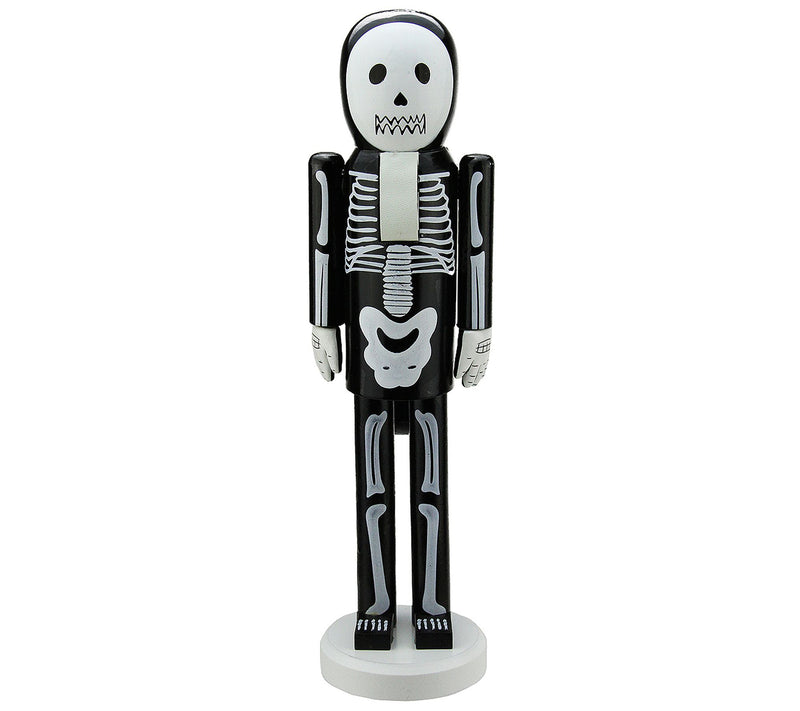Northlight Wooden Skeleton Halloween Nutcracker — Main view