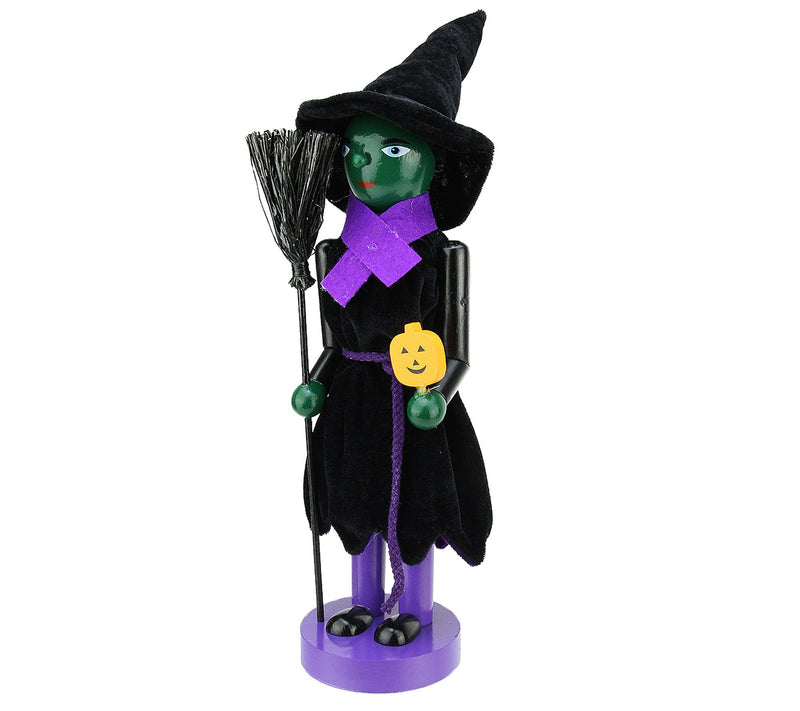 Northlight Witch Wooden Halloween Nutcracker — Main view