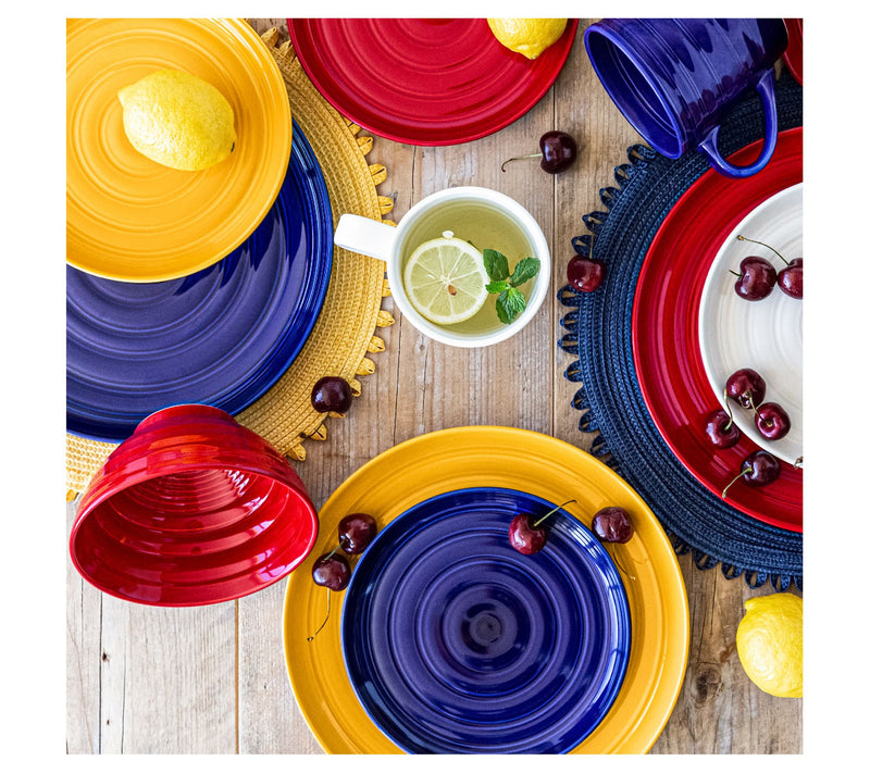 Overandback Rings 16-pc Dinnerware Set, Servicefor 4 — View 16
