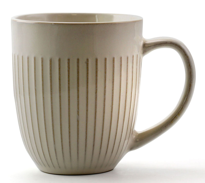 Elama Market Finds 16-Piece Stoneware Dinnerware Set in White — View 7