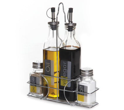 Gibson 9-Piece Condiment Set