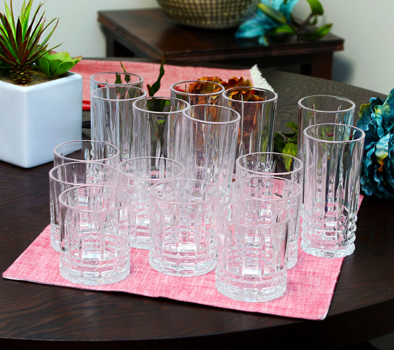 Gibson Home Jewelite 16 Piece Tumbler and Glass Set — View 3