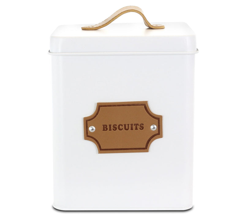 MegaChef 5-Piece Canister Set in White — View 2