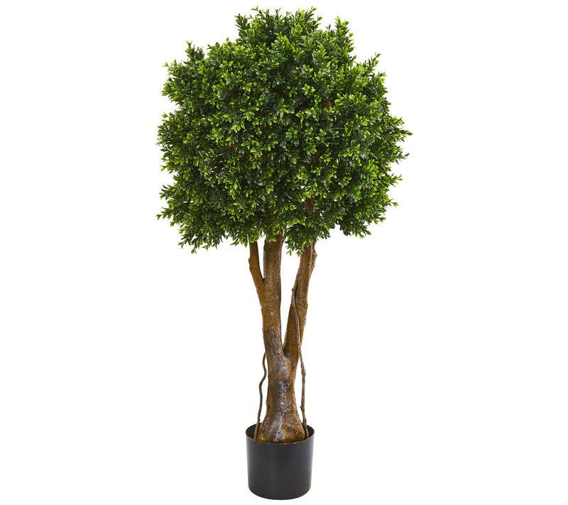 46" Boxwood Artificial Topiary Tree by Nearly Natural — Main view
