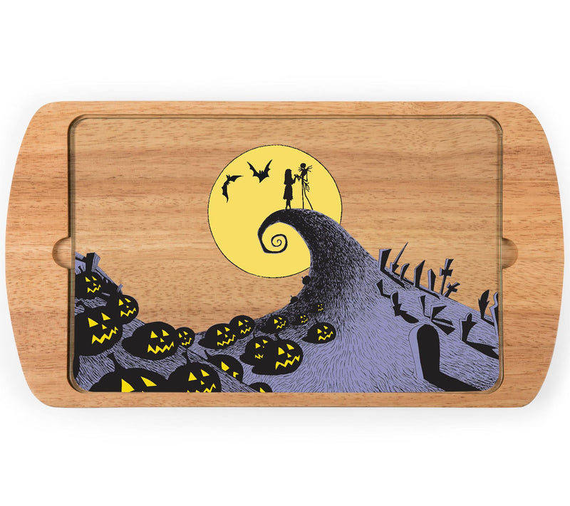 Picnic Time Jack and Sally - Billboard Glass Top Serving Tray — Main view