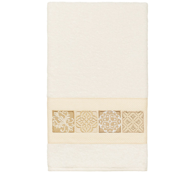 Linum Home Textiles Vivian Embellished Bath Towel — View 9