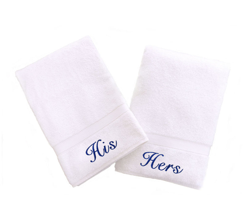 Linum Home Textiles "His" and "Hers" 2-Piece Hand Towels — View 5