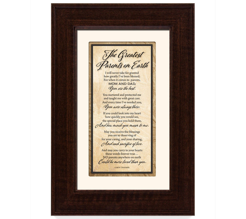 James Lawrence The Greatest Parents on Earth Framed Art — Main view