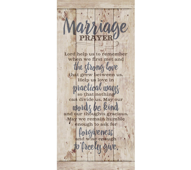 Dexsa Marriage Prayer New Horizons Wood Plaque — Main view