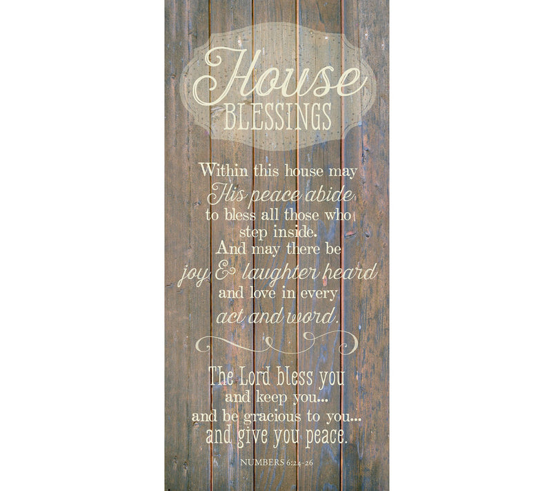 Dexsa House Blessing New Horizons Wood Plaque — Main view
