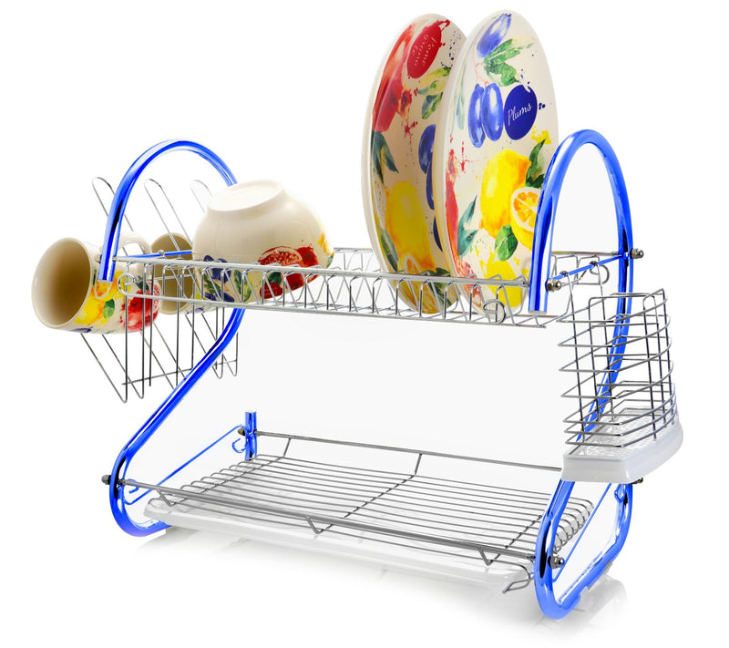 MegaChef 16" Two-Shelf Dish Rack — View 7