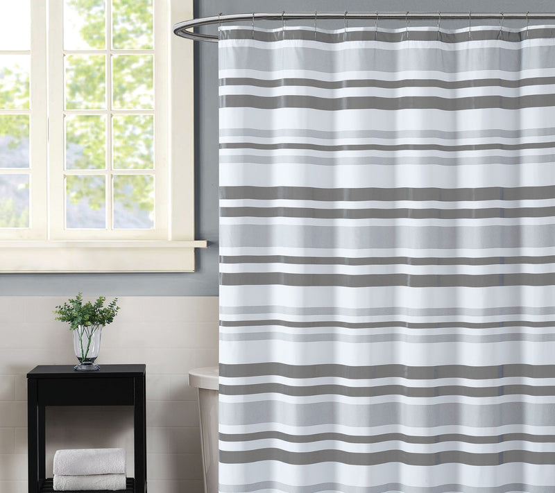 Truly Soft Curtis Stripe 72" Square Shower Curtain — Main view