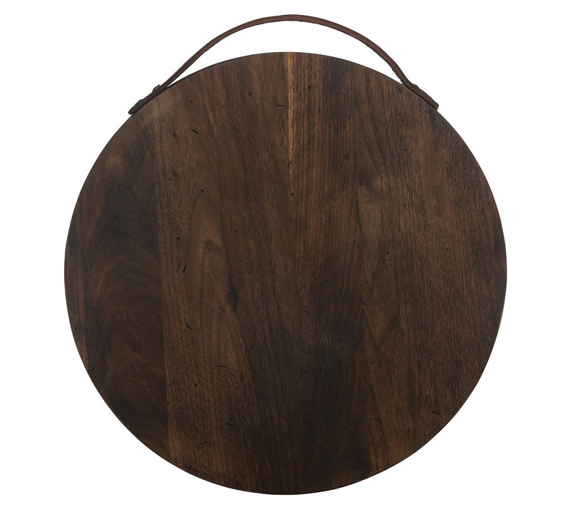 JK Adams Killington Board Rustic Walnut Server15" Round — Main view