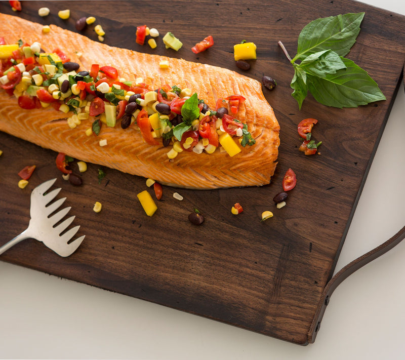 JK Adams Killington Board Rustic Walnut Server21"x14" — View 4