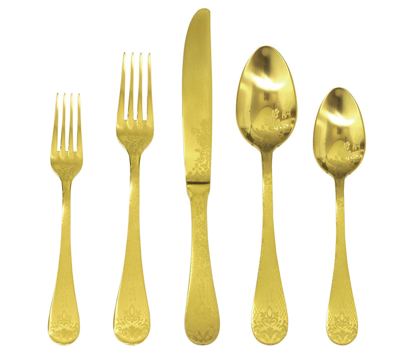 Mepra 5-Piece Place Setting Casablanca Oro — Main view