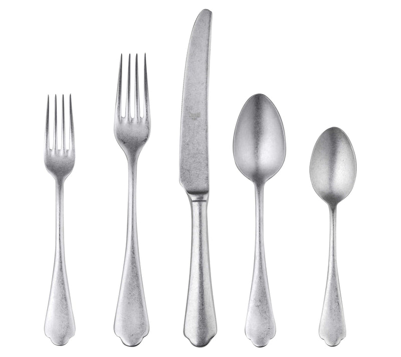 Mepra Dolce Vita 20-Piece Flatware Set, Pewter — Main view