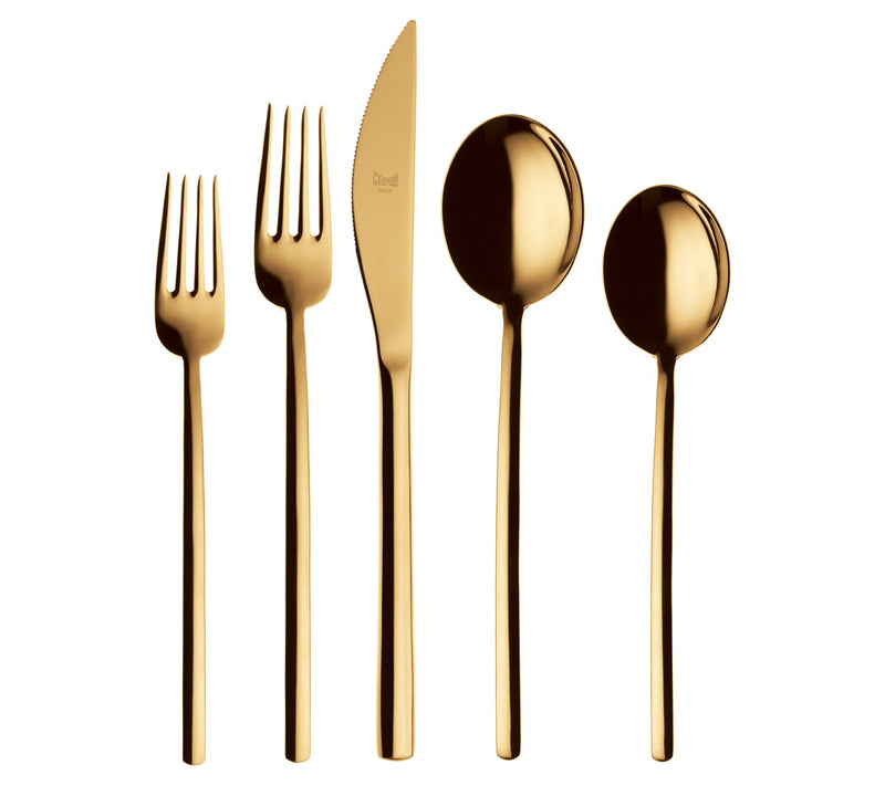 Mepra Due Oro 5-Piece Flatware Set — Main view