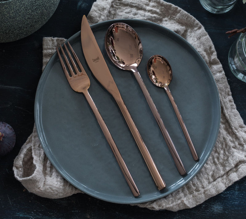 Mepra Due Bronzo 5-Piece Flatware Set — View 2