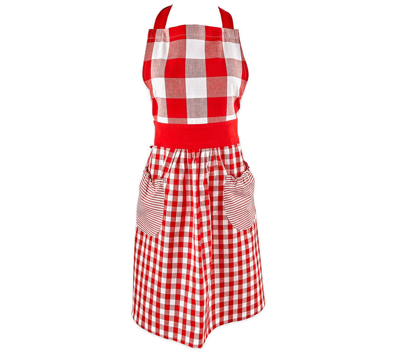 Design Imports Woven Gingham Apron — View 13
