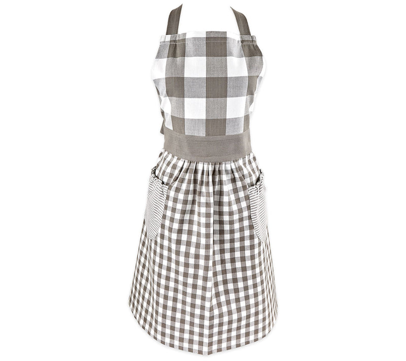 Design Imports Woven Gingham Apron — View 7