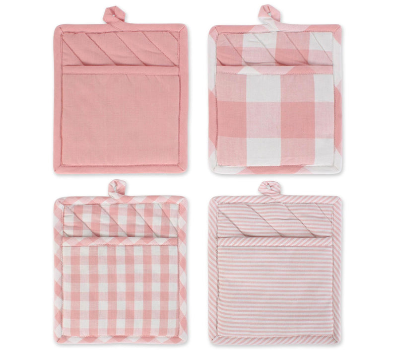 Design Imports Assorted Check Potholder Set of — Main view
