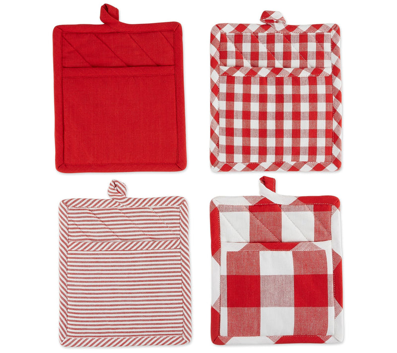 Design Imports Assorted Check Potholder Set of — View 13