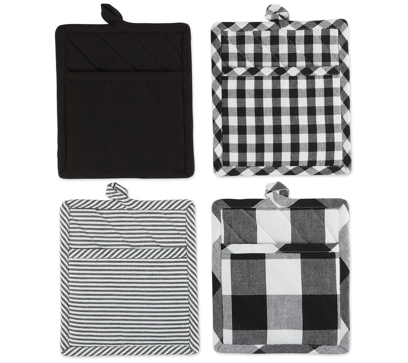 Design Imports Assorted Check Potholder Set of — View 5