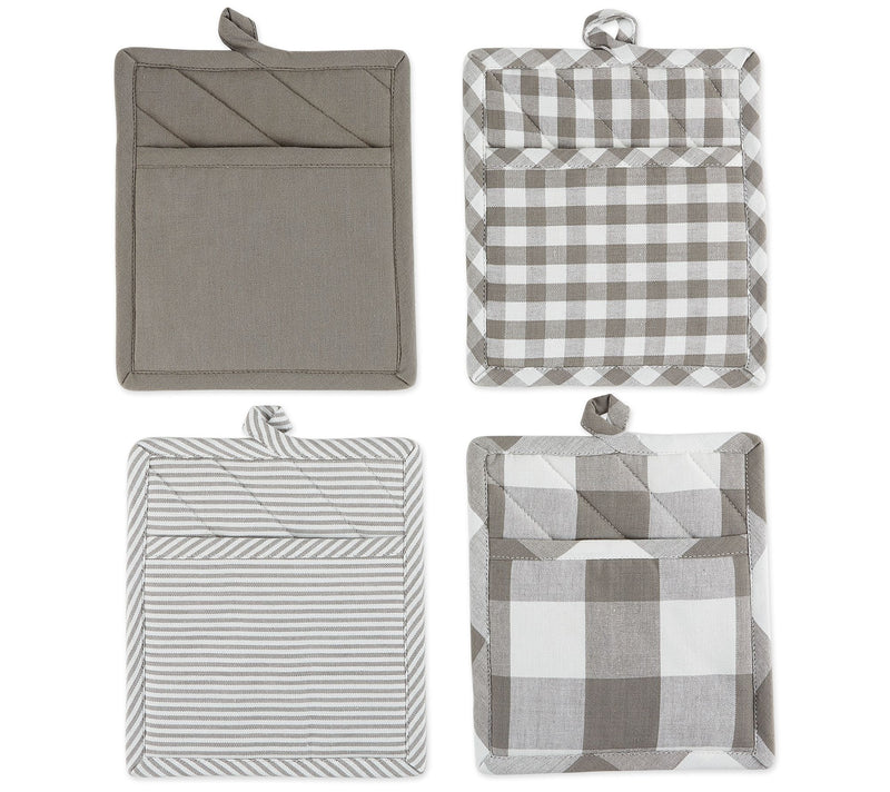 Design Imports Assorted Check Potholder Set of — View 7
