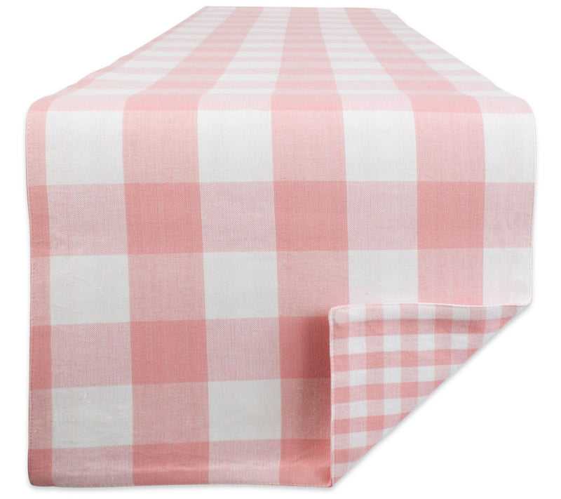 Design Imports Reversible Gingham Runner 14" x108" — View 3
