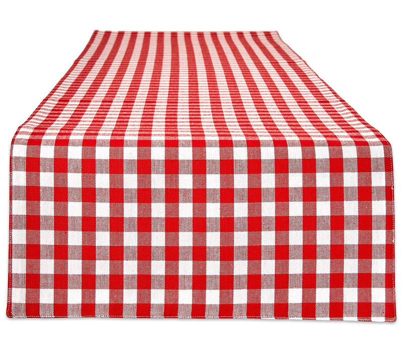 Design Imports Reversible Gingham Runner 14" x108" — View 13