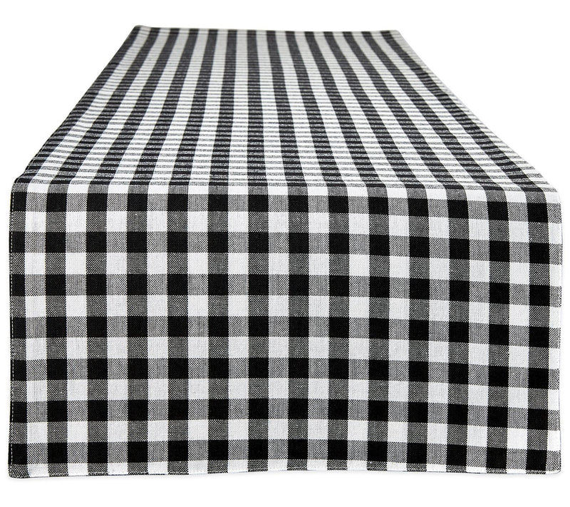Design Imports Reversible Gingham Runner 14" x108" — View 7
