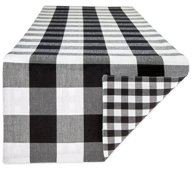 Design Imports Reversible Gingham Runner 14" x108" — View 14