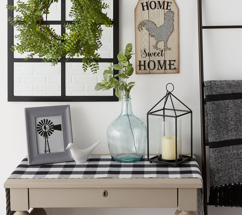 Design Imports Reversible Gingham Runner 14" x108" — View 18