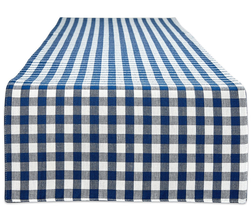Design Imports Reversible Gingham Runner 14" x108" — View 9