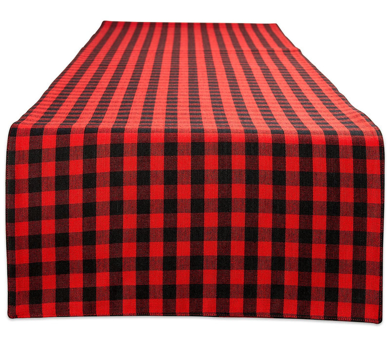Design Imports Reversible Gingham Runner 14" x108" — View 11