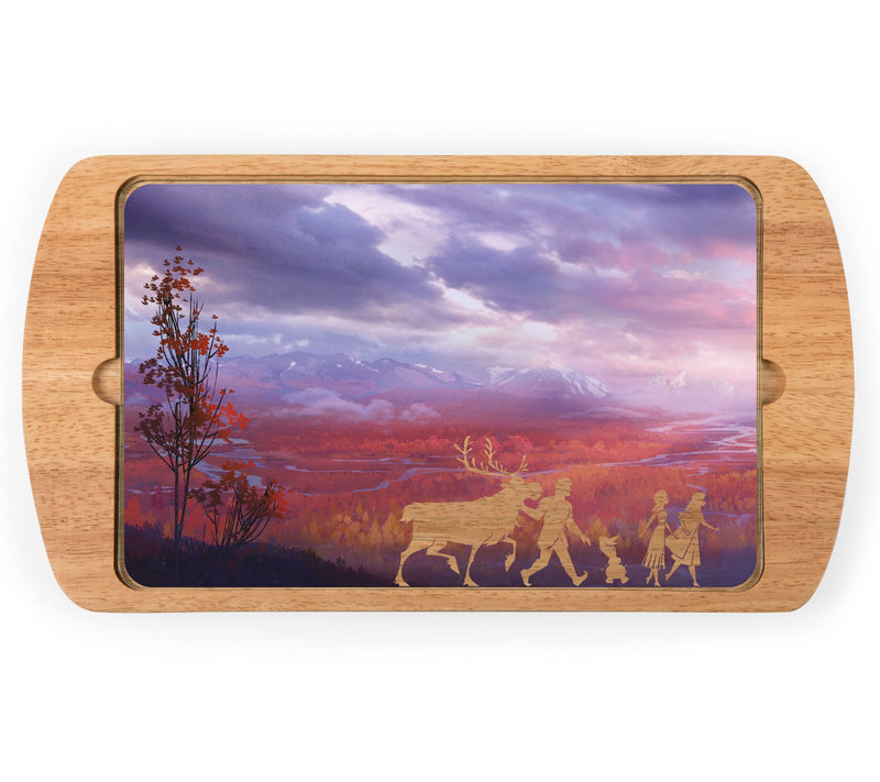 Picnic Time Frozen Billboard Glass Top ServingTray — Main view