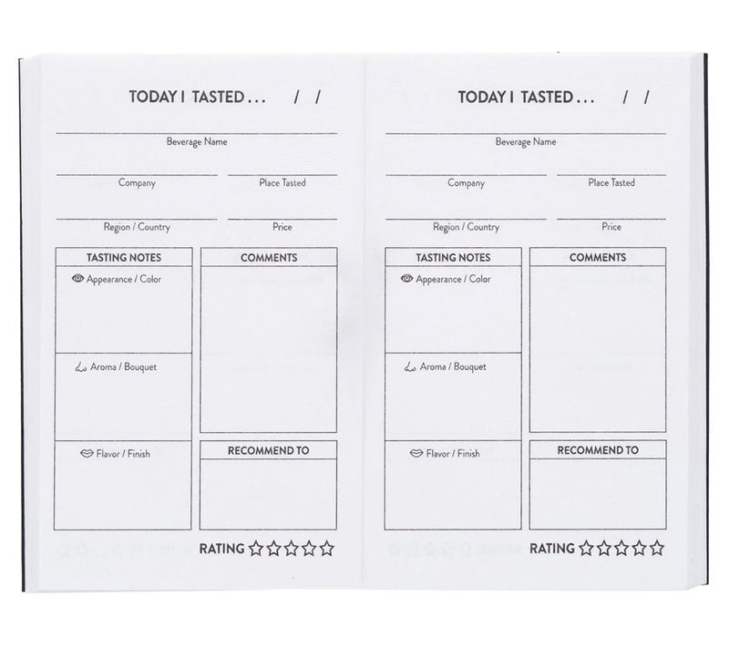 Wine Tasting Pocket Journal — View 3