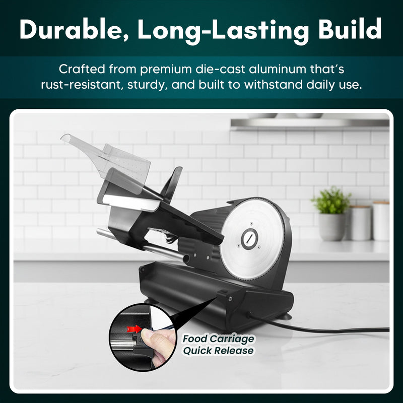 Ultimate Precision Electric Deli Meat Slicer — View 4
