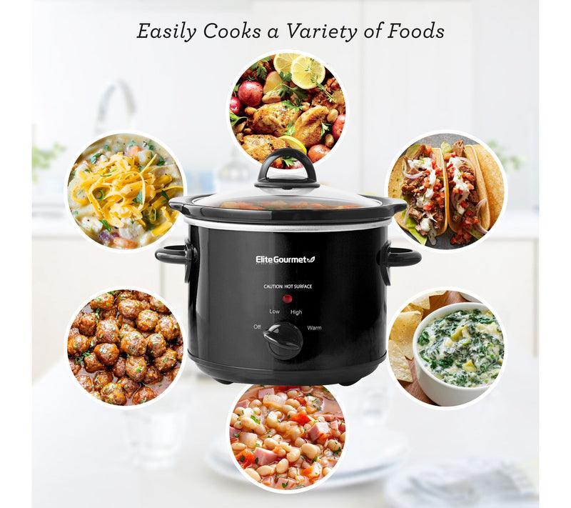 Elite Gourmet 3-qt Slow Cooker — View 3