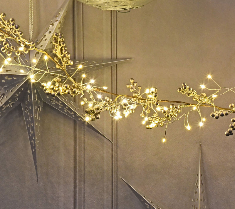LumaBase LED Firecracker Fairy String Lights -Set of Two — View 9
