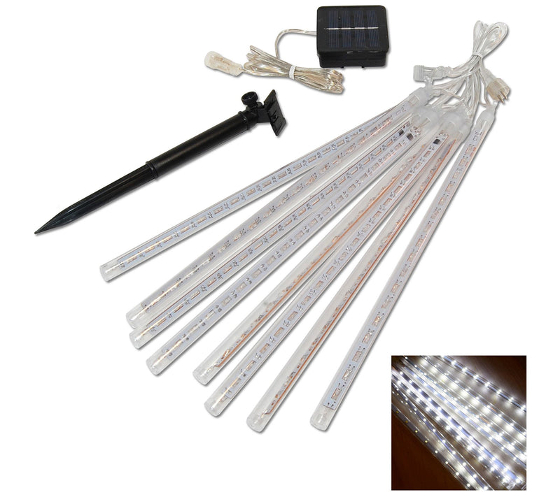 LumaBase Solar Powered Meteor Lights with 8 Light Tubes — View 5