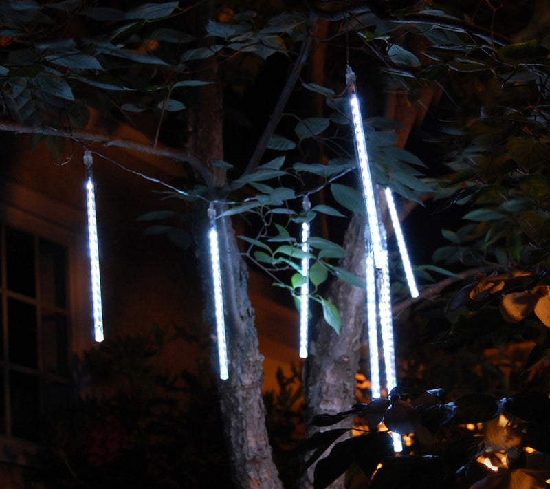 LumaBase Solar Powered Meteor Lights with 8 Light Tubes — View 8