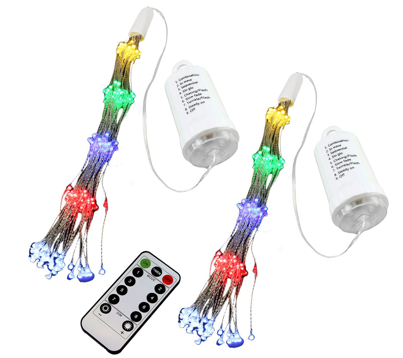 LumaBase Battery Operated Starburst LED LightsSet of Two — View 5