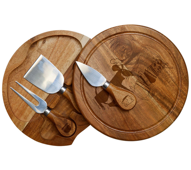 Picnic Time Disney Ratatouille - Acacia Brie Cheese Board — View 2