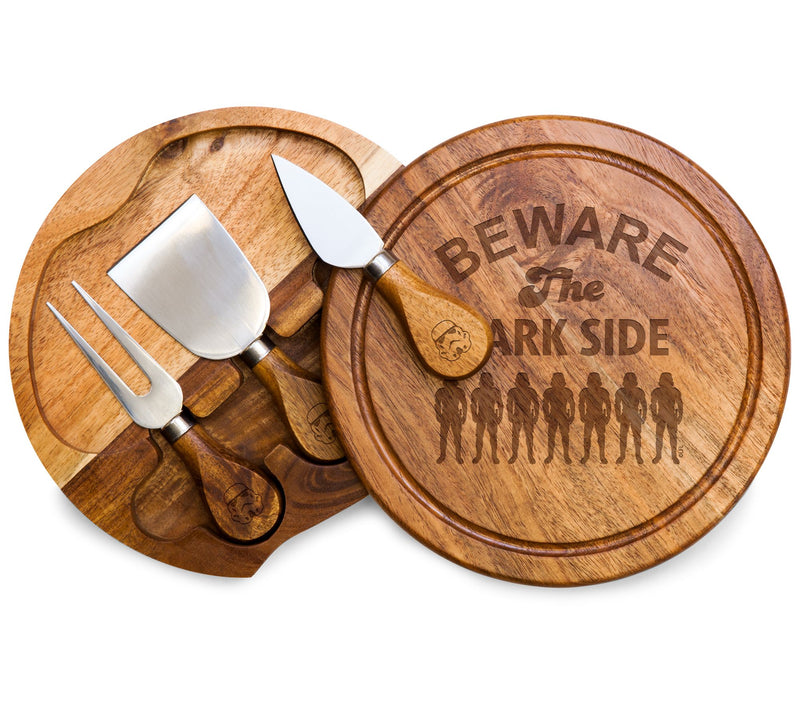 Picnic Time Star Wars Stormtrooper - Acacia Brie Cheese Board — Main view