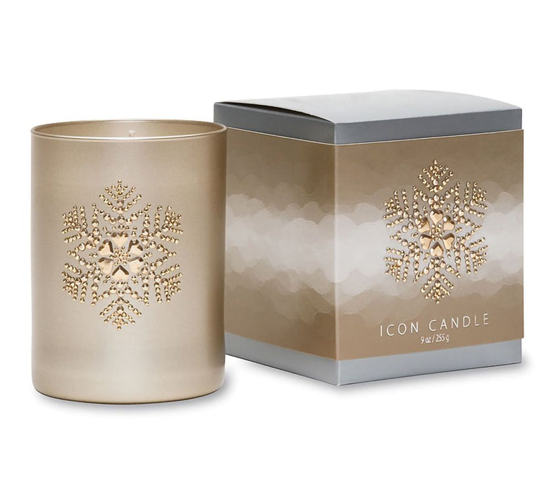 Snowflakes Vintage Icon Candle — Main view