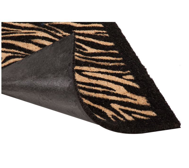 Zebra Coir Doormat with PVC Backing - Large — View 3