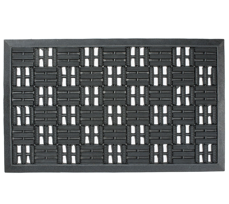 Rubber Basket Weave Doormat — Main view