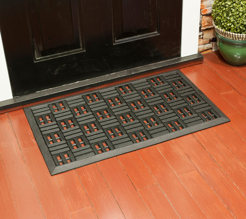 Rubber Basket Weave Doormat — View 2
